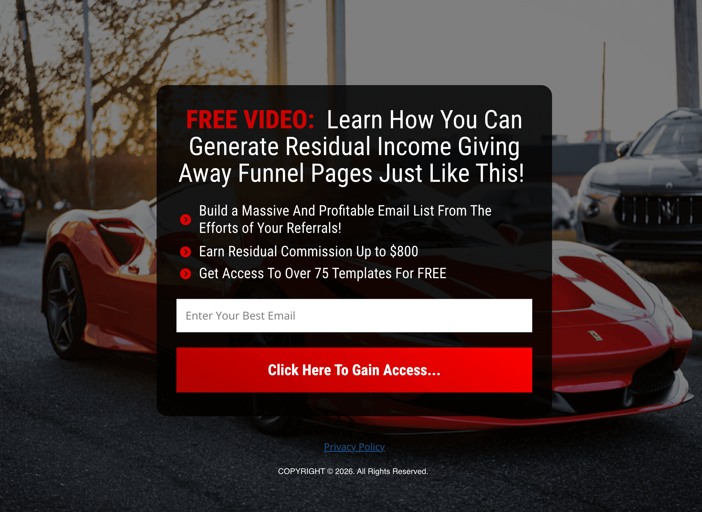 HBA Funnel Builder - $20 residuals. Build pages that convert.